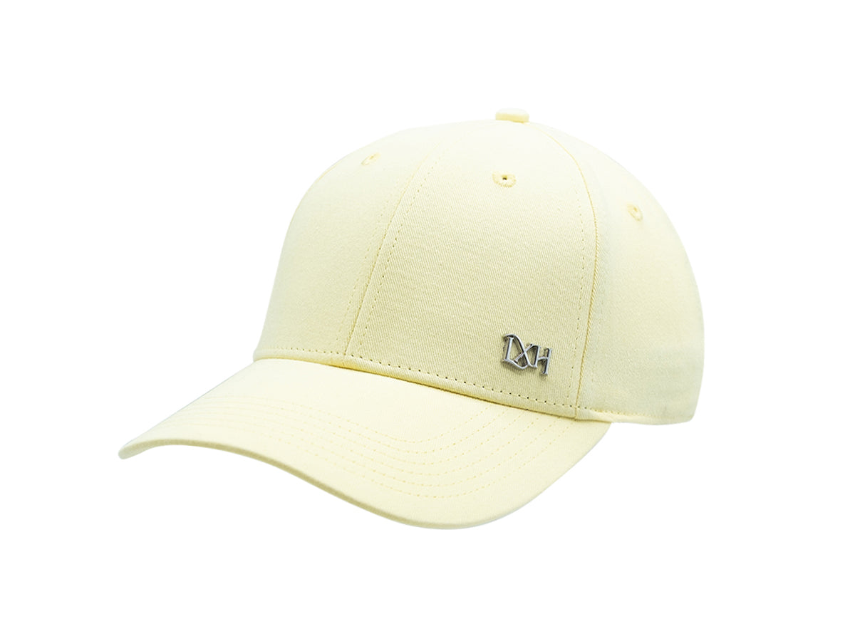 Casquette coton jaune citron LXH avec design élégant pour un style décontracté