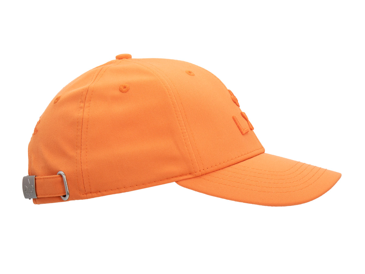 Casquette coton orange LXH avec bandeau réglable pour un style décontracté