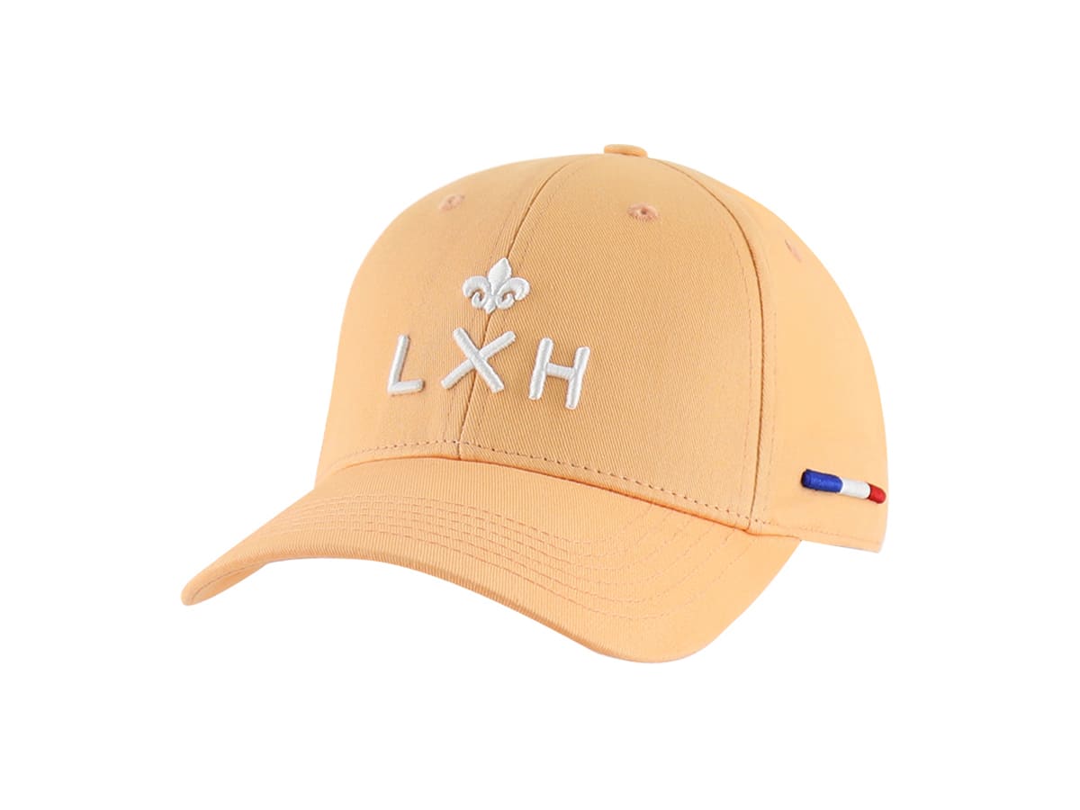 Casquette Coton Pêche LXH avec logo brodé et détails tricolores en France