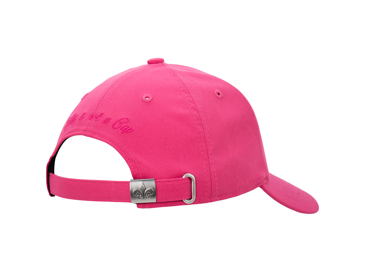 Casquette coton rose LXH avec réglage à l'arrière pour un ajustement confortable