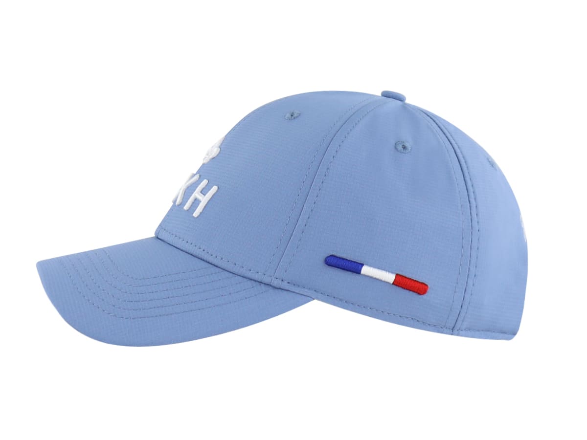 Casquette Nylon Bleu LXH avec broderie et détails tricolores sur le côté