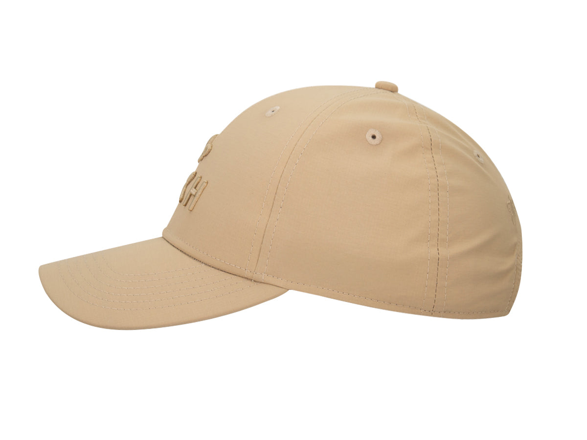 Casquette nylon ton sur ton biscuit LXH avec visière incurvée pour un style décontracté