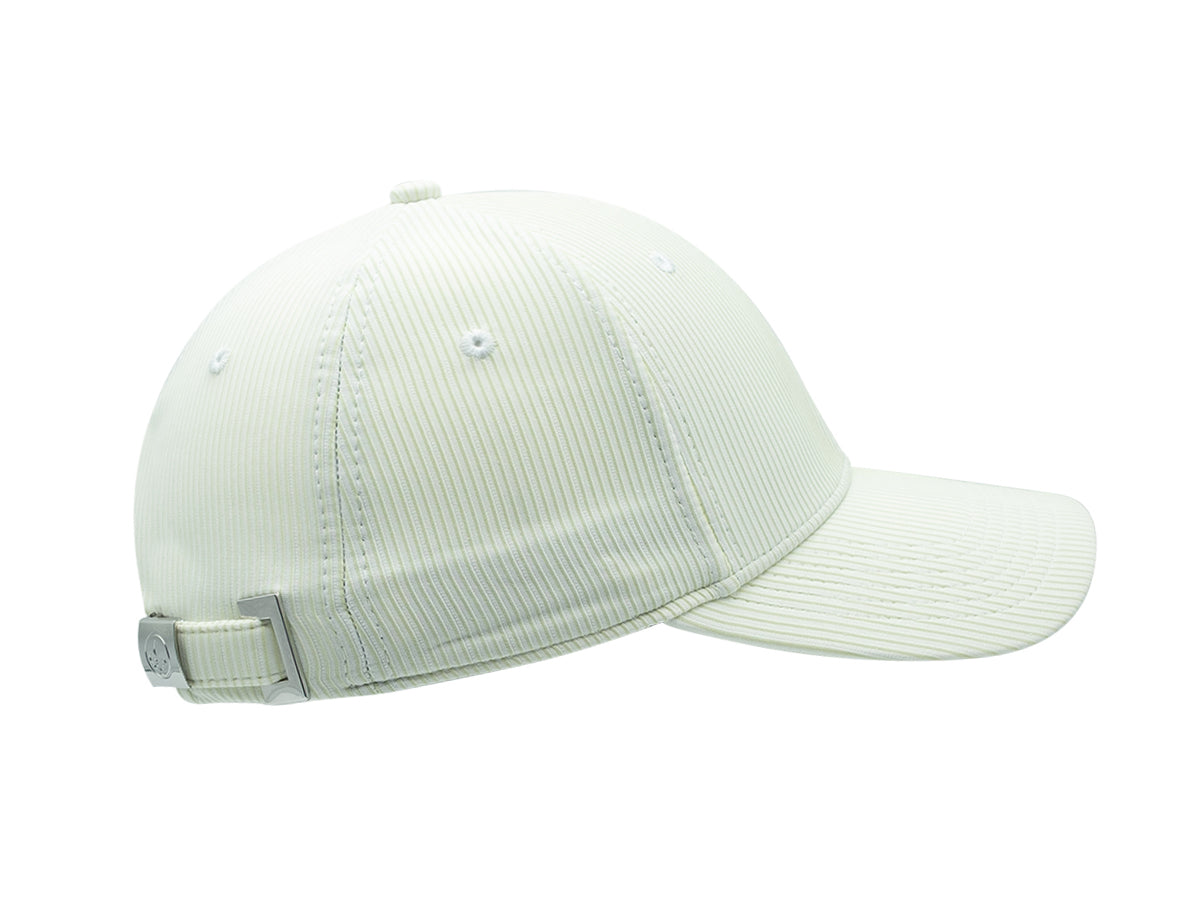 Casquette rayée vert clair de LXH avec un design moderne et une fermeture ajustable