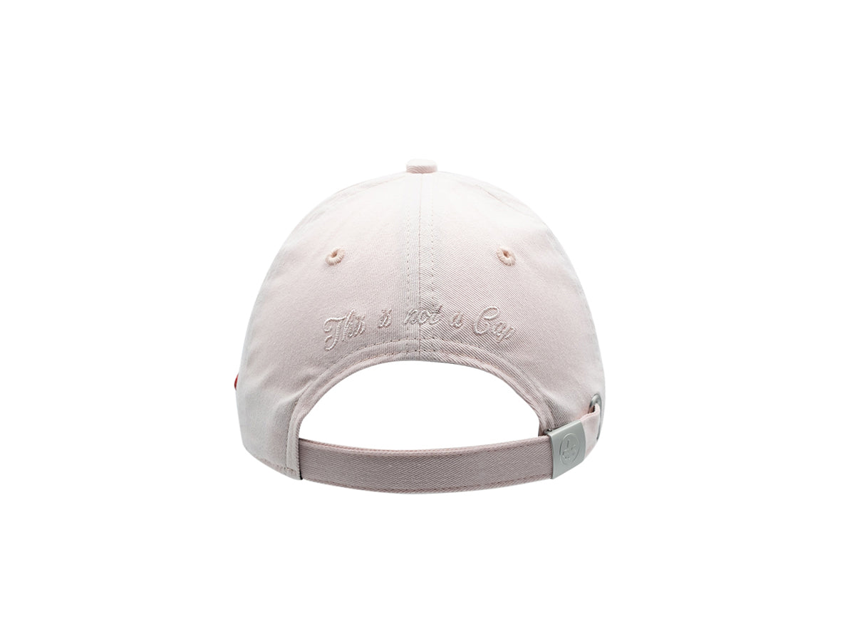 Casquette rose coton femme LXH avec une couronne ajustable à l'arrière pour un look décontracté