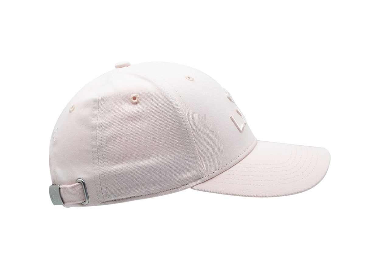 Casquette rose coton femme de la marque LXH avec une fermeture réglable à l'arrière