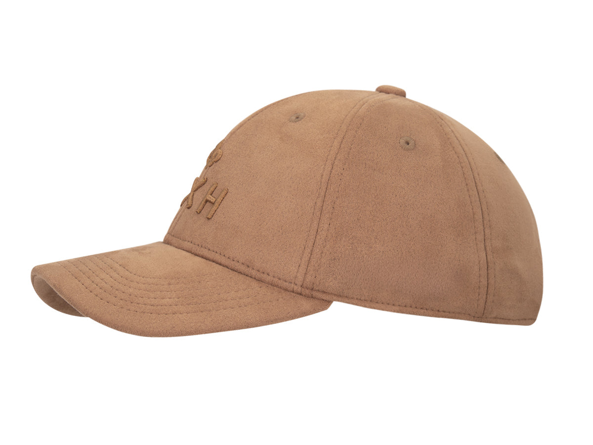 Casquette suédine camel homme de la marque LXH avec un design élégant et minimaliste