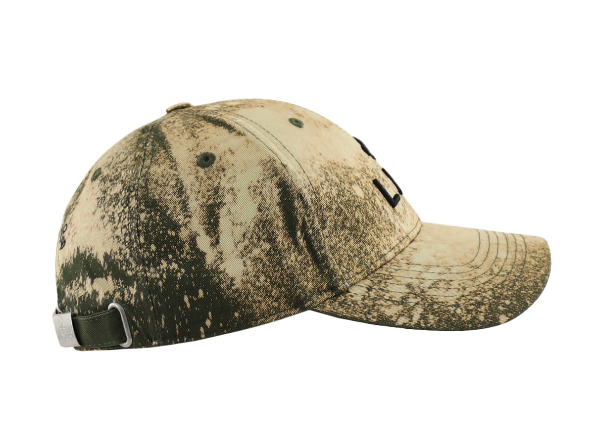 Casquette Héritage Tie & Dye Kaki Coton Brodée | LXH