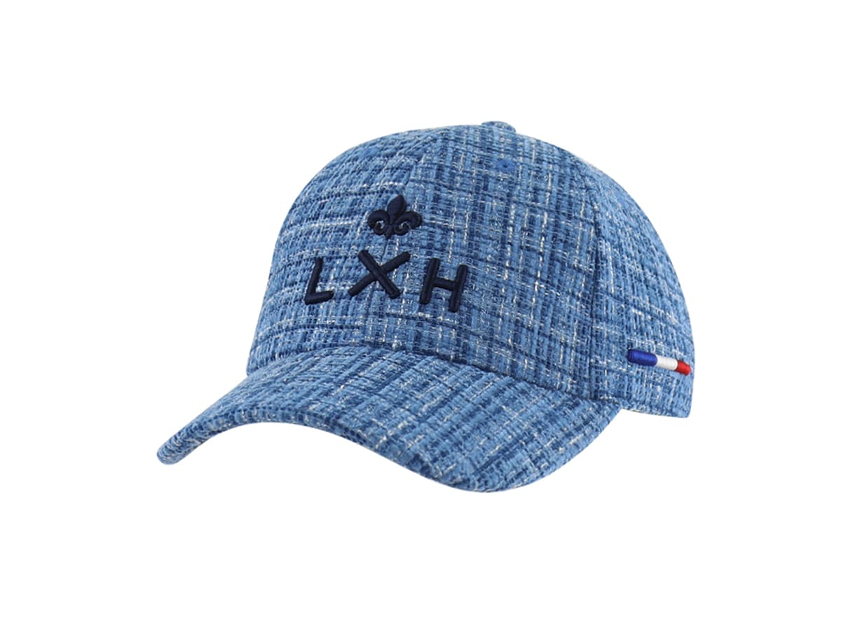 Casquette Tweed Bleu LXH Milan Tweed 1