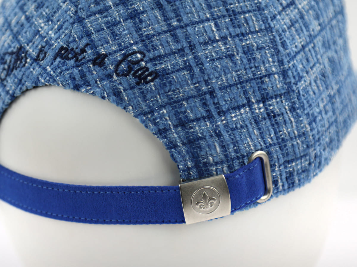 Casquette Tweed Bleu LXH Milan Tweed 10