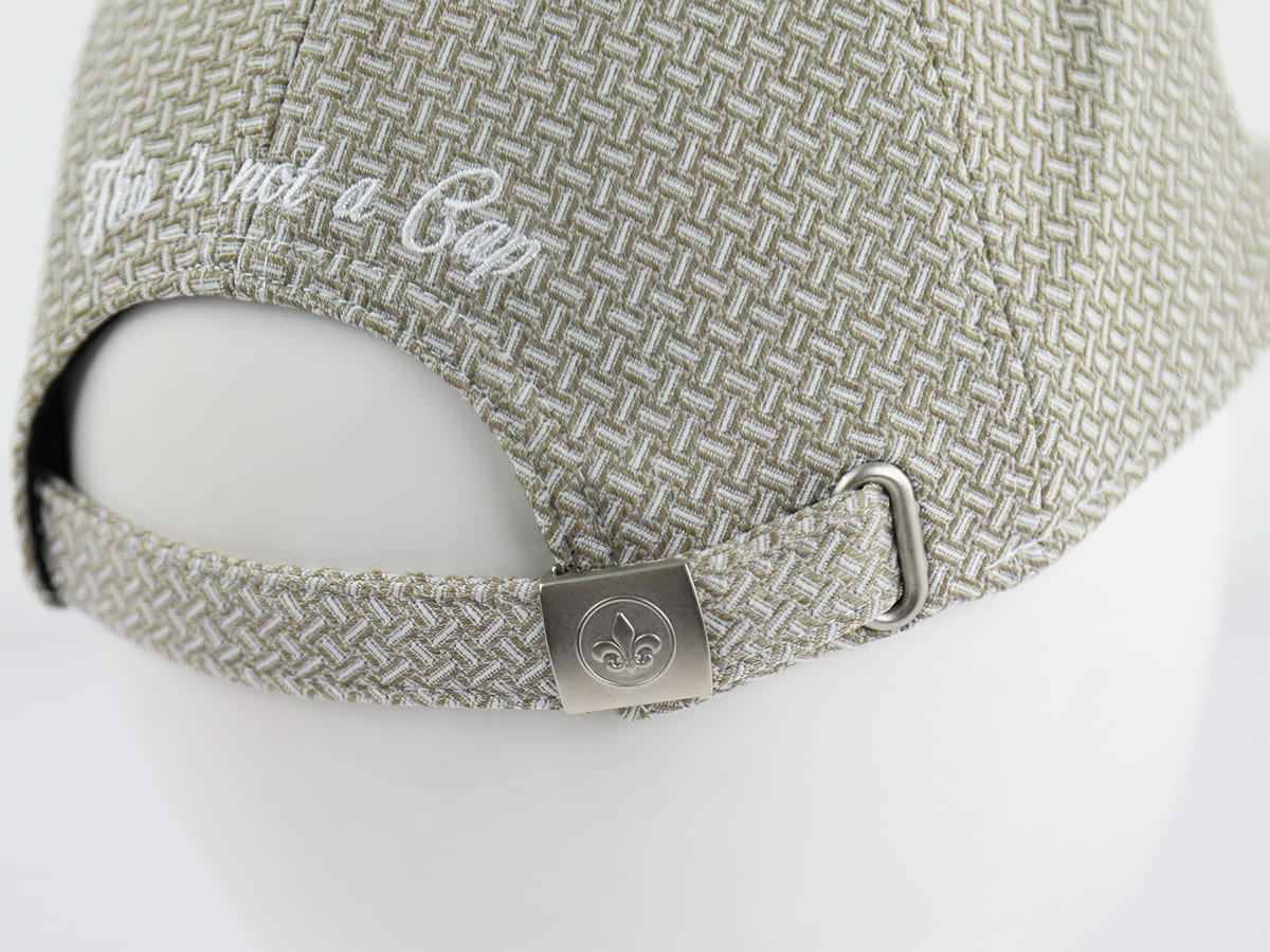 Casquette Motif Tissé Vert Olive LXH Athènes  10