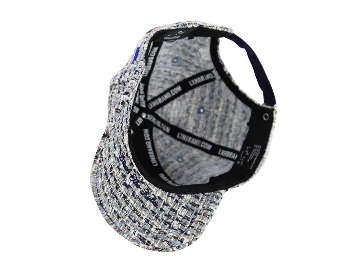 Casquette Tweed Bleu NuitBleu Nuit LXH Milan Tweed 12