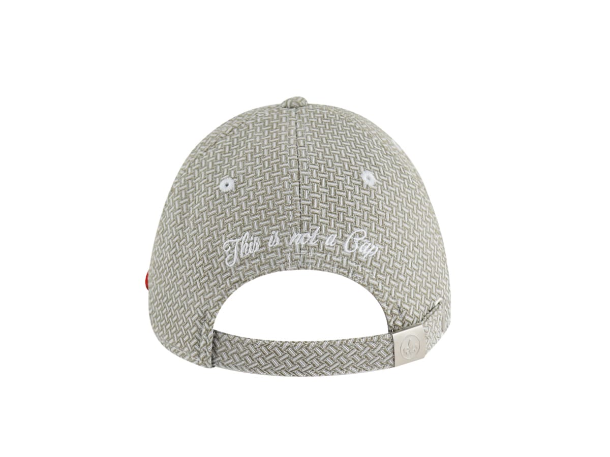 Casquette Motif Tissé Vert Olive LXH Athènes  4