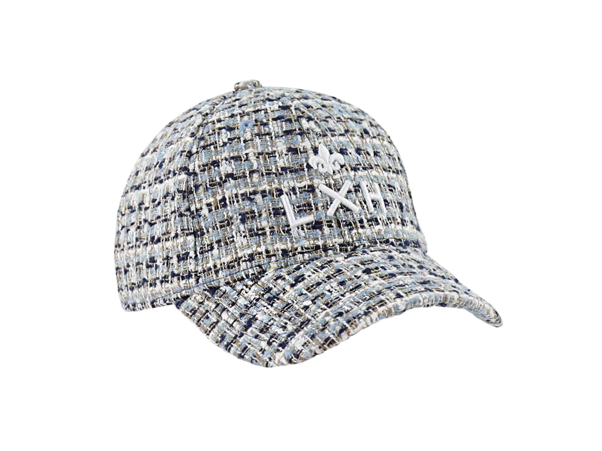 Casquette Tweed Bleu NuitBleu Nuit LXH Milan Tweed 8