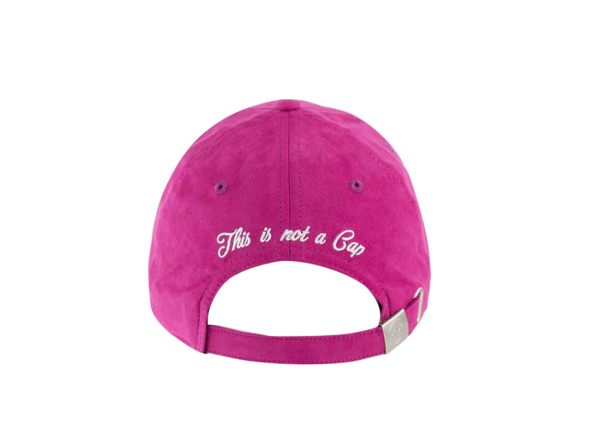 Casquette Suédine Framboise LXH Genève Suédine 4