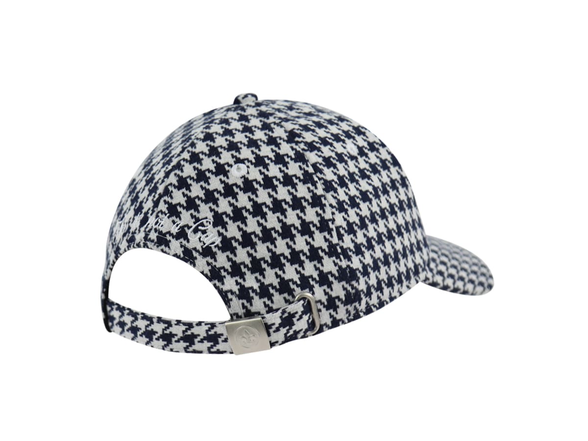 Casquette Pied-de-Coq Bleu Marine LXH Copenhague Coton 5