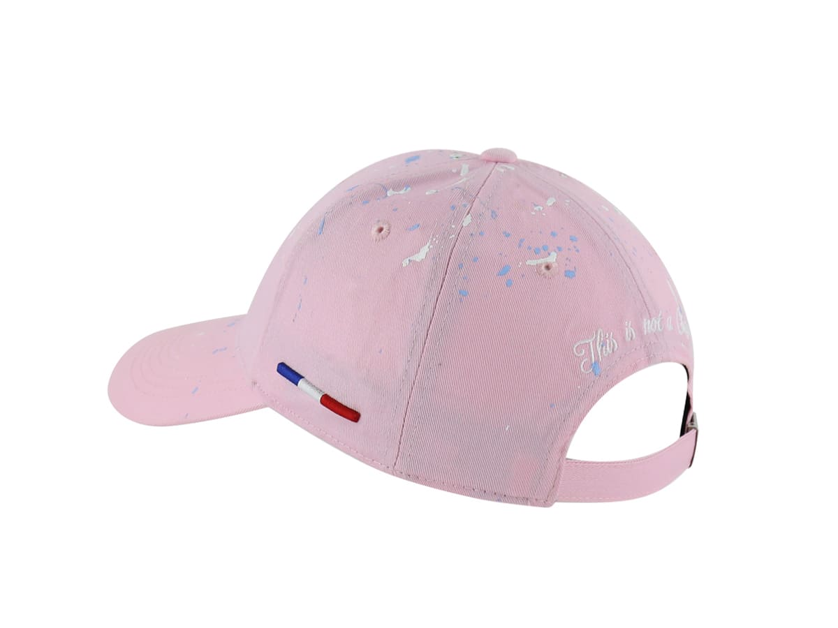 Casquette Art Rose - Peinture Bleu Ciel / Blanc LXH Buenos Aires Coton 3