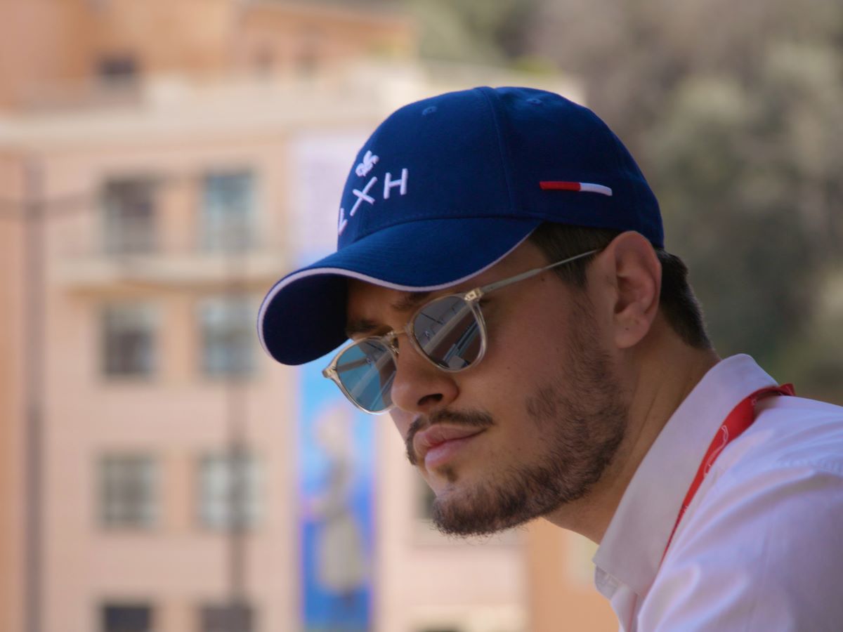 Casquette Suédine Monaco GP Bleu Marine LXH Collaboration Suédine 3