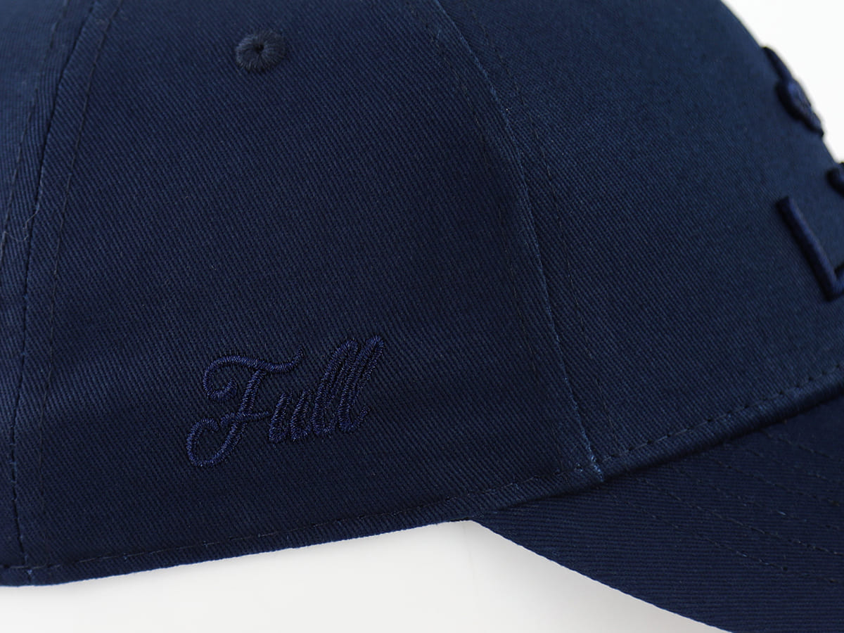 “Heritage” Full Cotton Cap Navy Blue