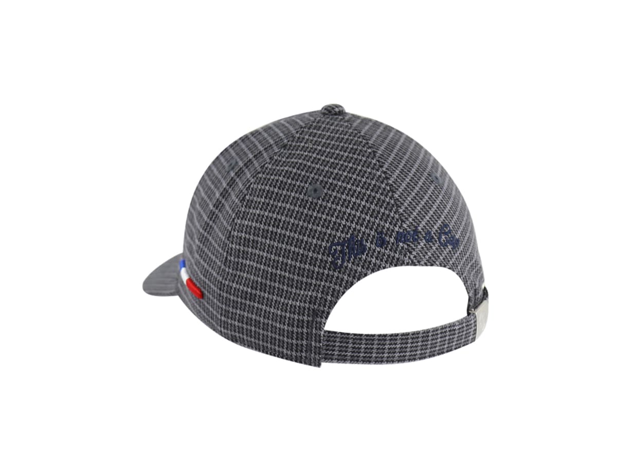 Casquette Pied-de-Poule Myrtille LXH Glasgow Laine 13