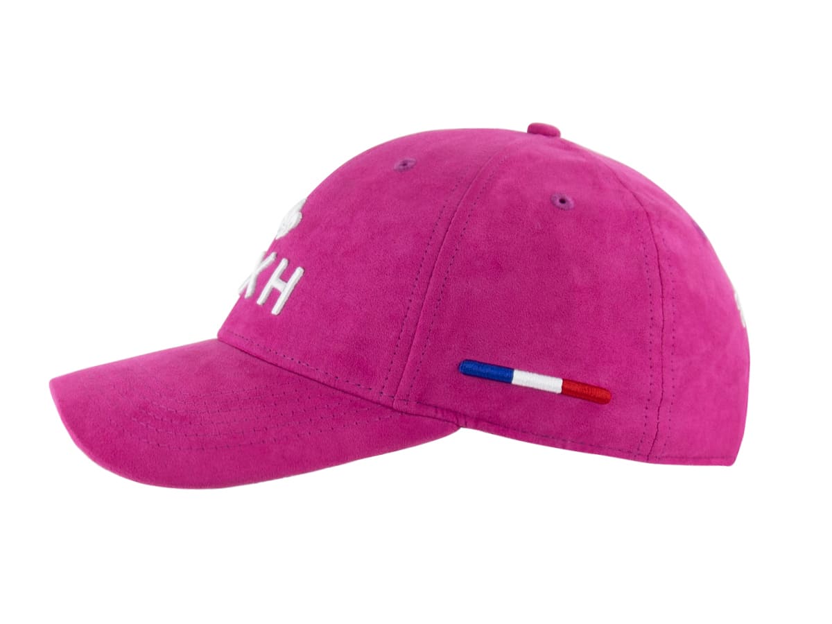 Casquette Suédine Framboise LXH Genève Suédine 2