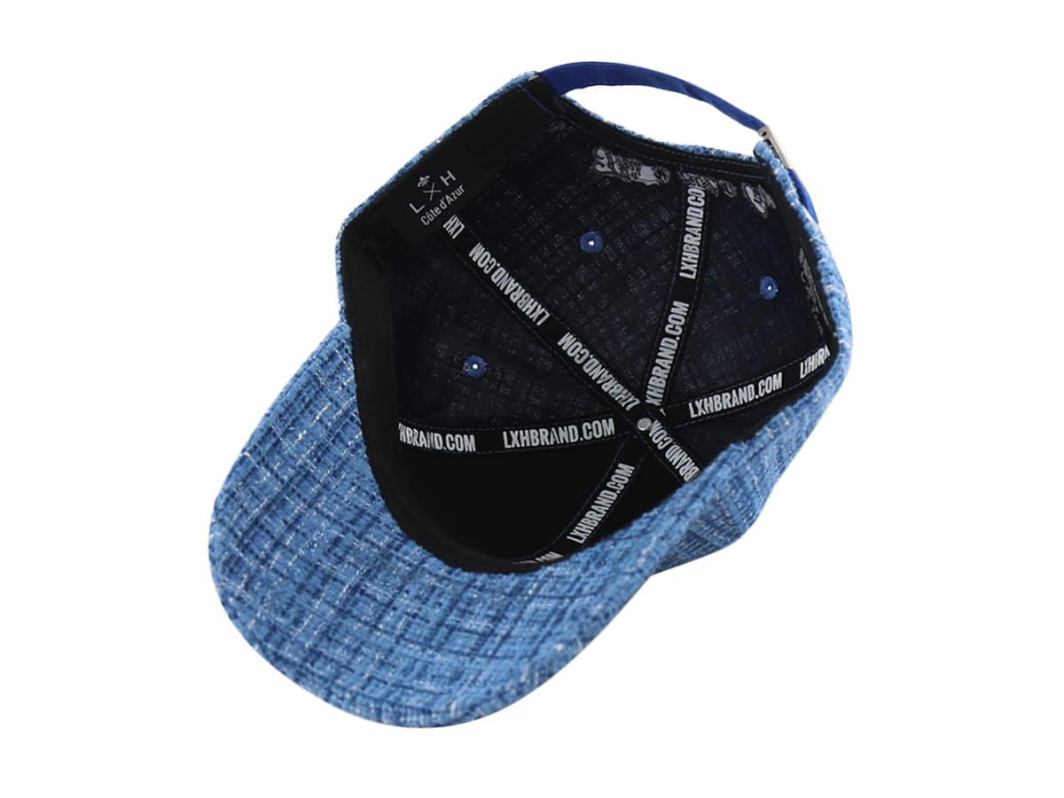 Casquette Tweed Bleu LXH Milan Tweed 11