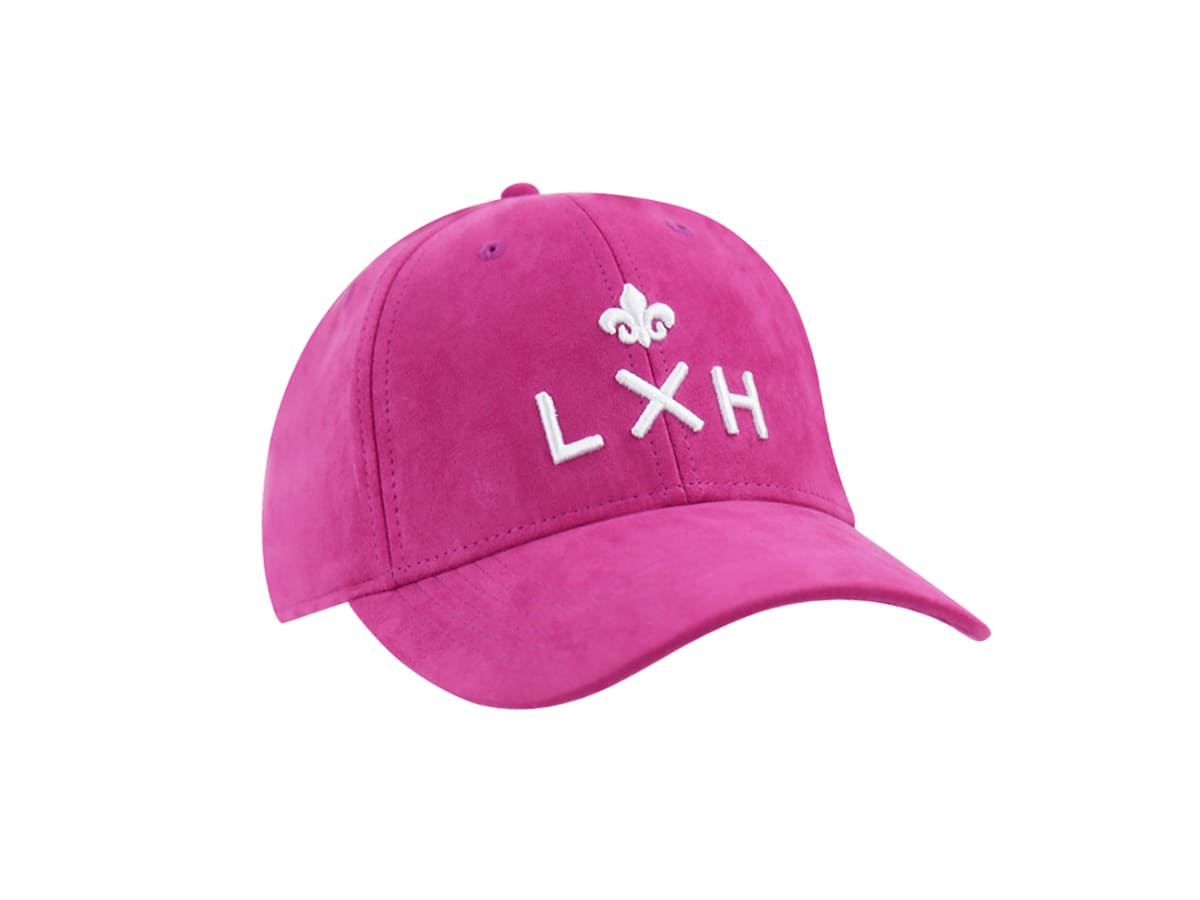 Casquette Suédine Framboise LXH Genève Suédine 7