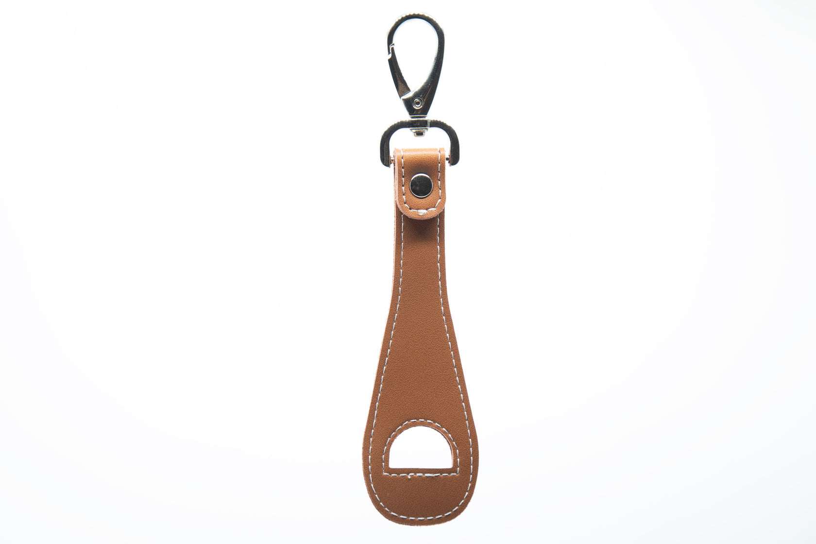 Porte-Clé en Cuir 2-en-1 LXH avec un design élégant et un mousqueton pratique pour un usage quotidien