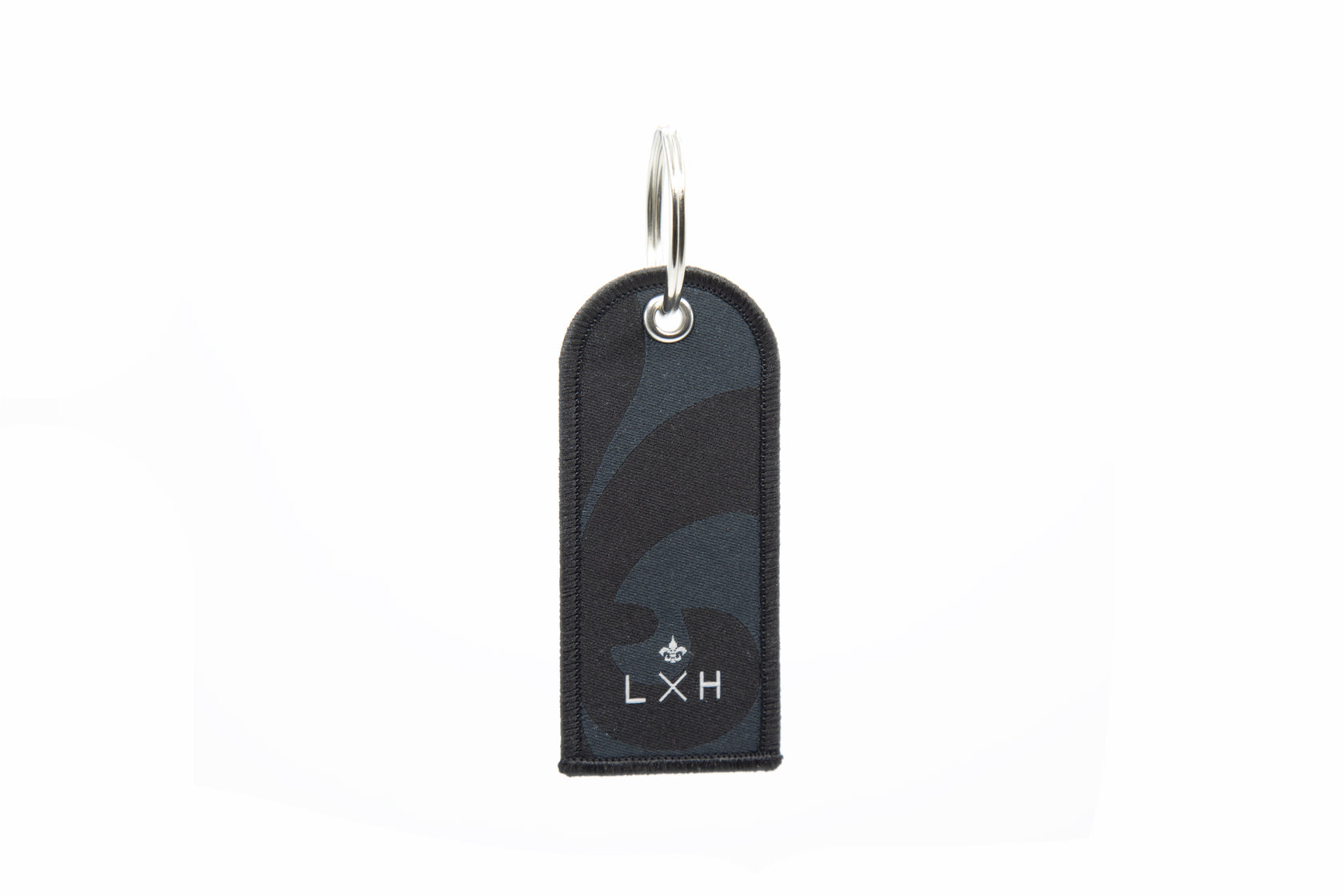 Porte-Clé en Tissu LXH noir avec un design élégant pour une utilisation quotidienne