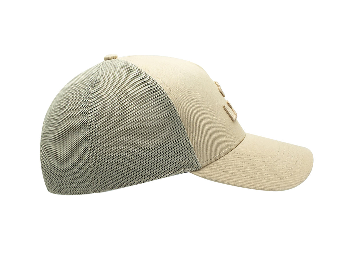 Casquette LXH Ton sur Ton Beige avec design léger et aéré pour un confort optimal
