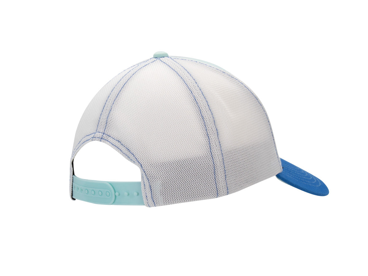 Casquette LXH Studio Coton Azur avec un design aéré et une visière colorée