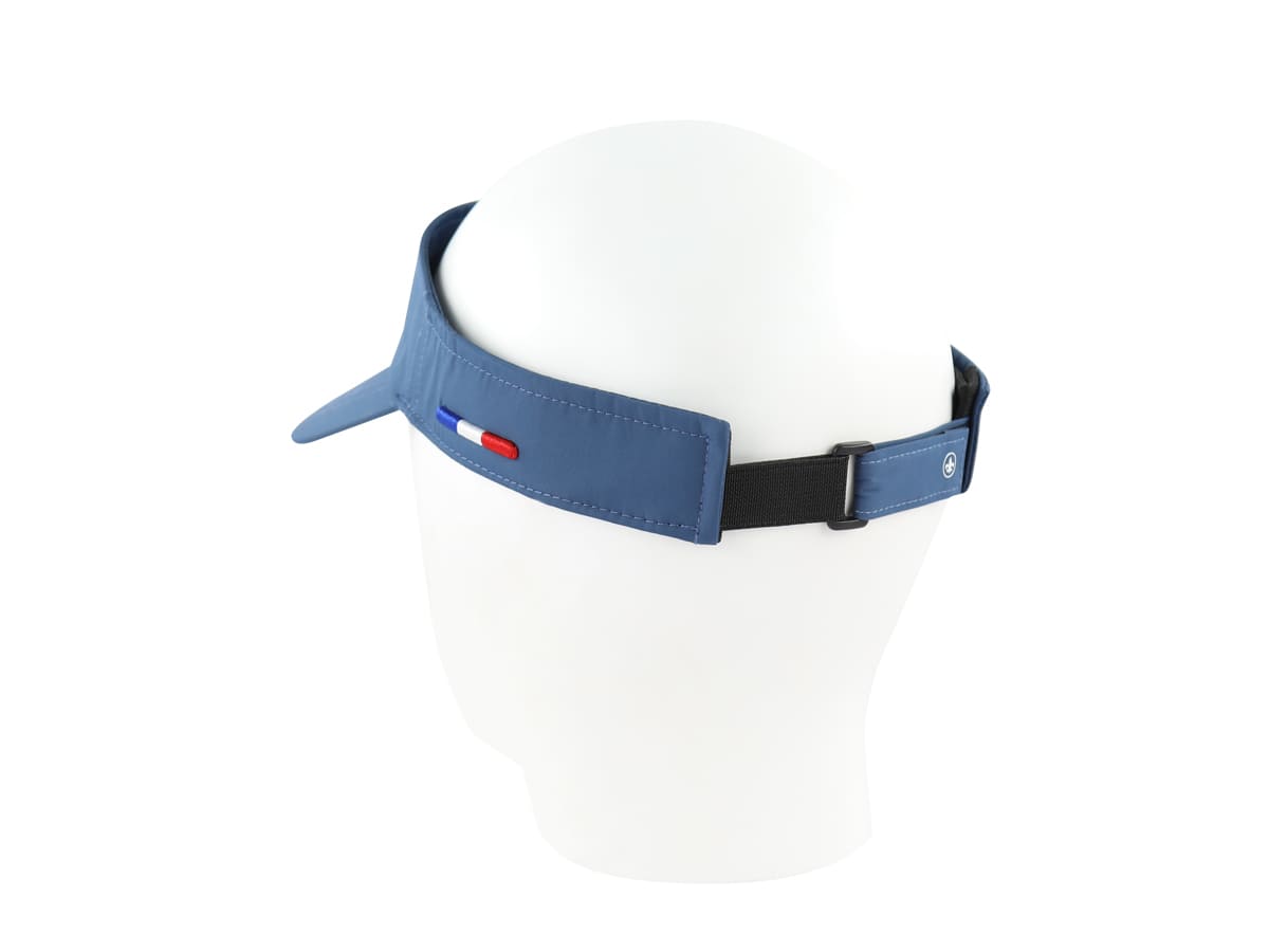 Visière Nylon Bleu Marine de marque LXH avec sangle ajustable pour un confort optimal
