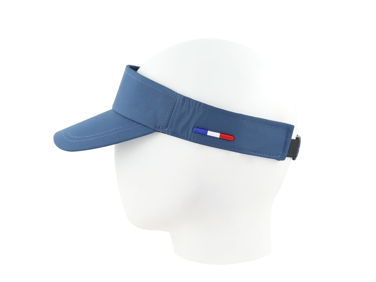Visière Nylon Bleu Marine de LXH avec bande ajustable pour un confort optimal